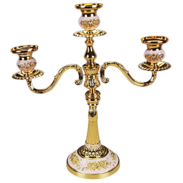 Romantic Candle Holder Dinner Wedding Decoration 3/5 Branch Candlestick European Home Decor Candelabra