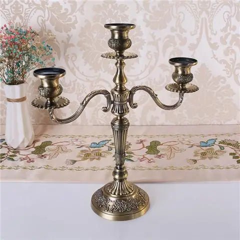 Romantic Candle Holder Dinner Wedding Decoration 3/5 Branch Candlestick European Home Decor Candelabra