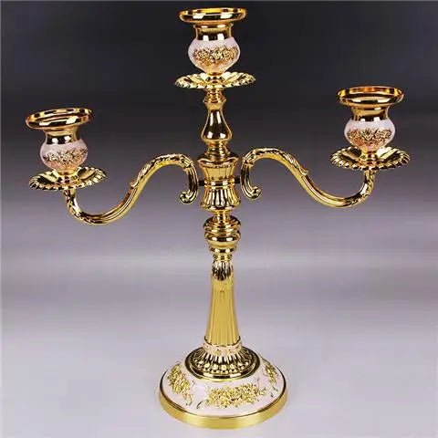 Romantic Candle Holder Dinner Wedding Decoration 3/5 Branch Candlestick European Home Decor Candelabra