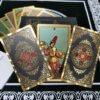 Rose Gold Tarot Card Set Table Game Astrology