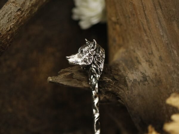 Rose skull hairpin Three-dimensional hair stick witch accessories very cool  staff Wicca unique gift weight 85g