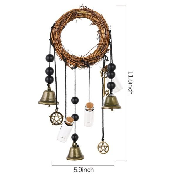 Witch Bells Protection For Door Knob Hanger Wind Chimes Witchy
