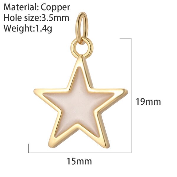 Heart Greek Eye Gold Color Pendant Charms for Diy Earrings  Evil Blue Eye Charms