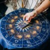 Tarot Tapestry Wheel of the Zodiac Astrology Chart Wall Hanging