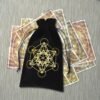 Tarot Cards Storage Pouch Table Cloth Velvet Square Metatron Bags For Tarot Cards Storage Jewelry Bag And Pouch Made Of Velvet 2