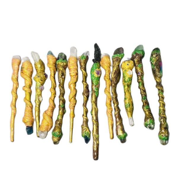 Magic Amethyst Tourmaline Fluorite Wands