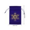 Tarot Cards Storage Pouch Table Cloth Velvet Square Metatron Bags For Tarot Cards Storage Jewelry Bag And Pouch Made Of Velvet 2