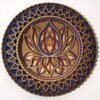 Iron Lotus Flower Mandala Wall Mount Decoration