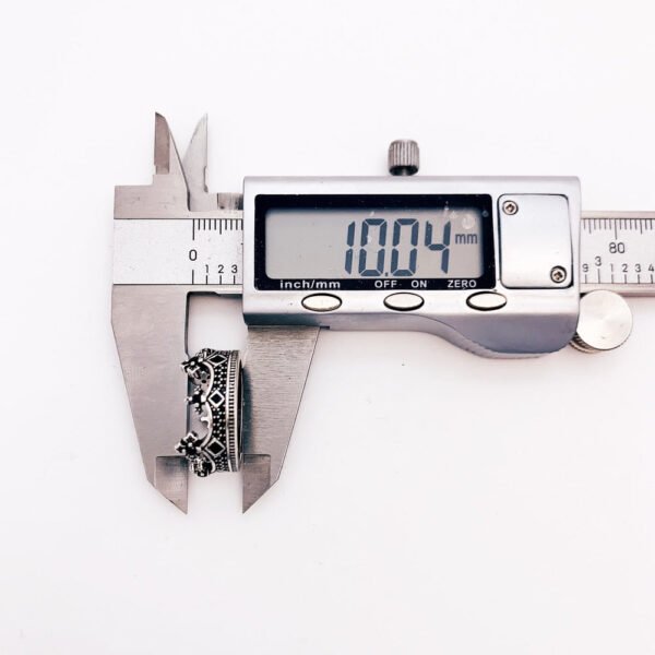 Royal Ring Crown Europe Style Victorian Fine Jewelry  Pure 925 Sterling Silver Gift