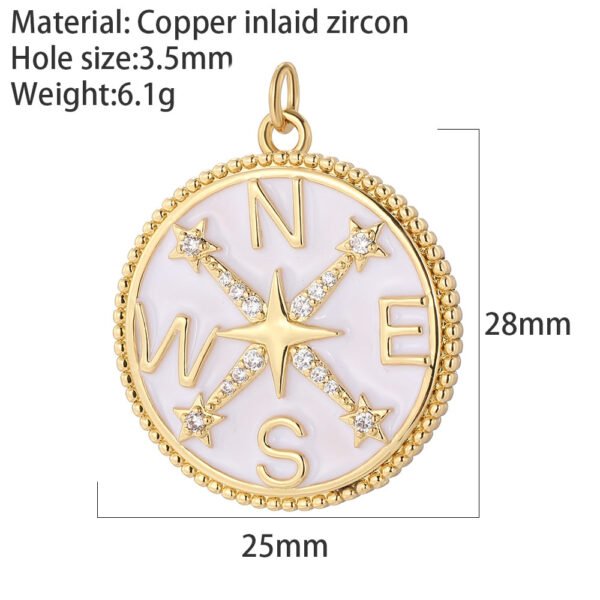 Heart Greek Eye Gold Color Pendant Charms for Diy Earrings  Evil Blue Eye Charms