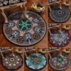 Bedroom Children's Room Home Decor Floor Mats Round Rugs Living Room Mandala Non-Slip Rugs