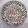 Iron Lotus Flower Mandala Wall Mount Decoration
