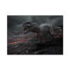 3D Mats Dinosaur Fossil Art Premium Rug Square Flannel Anti-slip Large Carpet Living Room Home Decor Kids Bedroom Furry Carpet