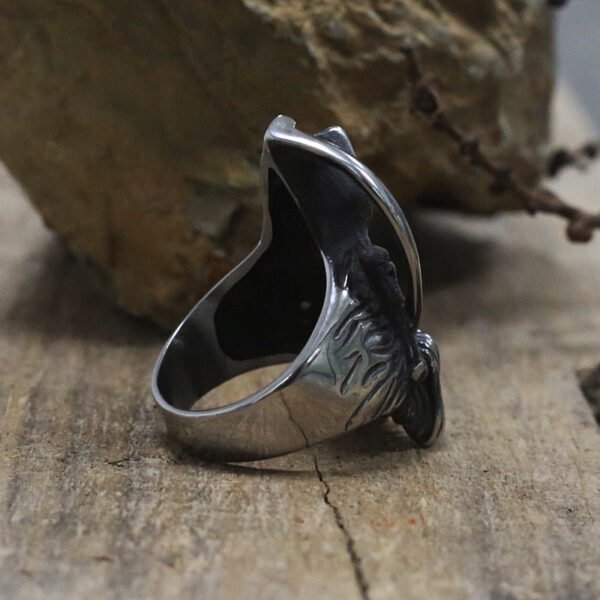 Unique Gothic Grim Reaper Skull Ring