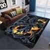 Viking Odin Wolf Rug Viking Norse Mythology Large Rugs Area Rug Comfortable Carpet Floor Mat Rugs for Bedroom Printed Mat Decor