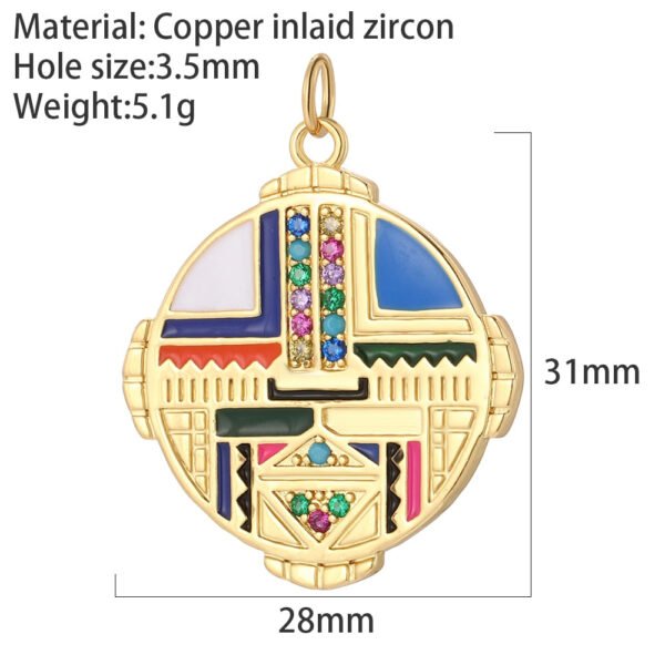 Heart Blue Eye Charms Love Colorful Charm Bracelet Necklace