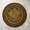 Iron Lotus Flower Mandala Wall Mount Decoration