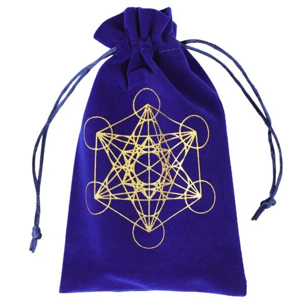 Tarot Cards Storage Pouch Table Cloth Velvet Square Metatron Bags For Tarot Cards Storage Jewelry Bag And Pouch Made Of Velvet 2