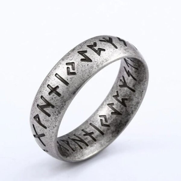 Bague Runes Letter Rune words Odin Norse Viking Rings
