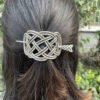 Norse Viking hair clip barrette celtic viking knot wicca vintage Hairpin Wedding Accessories