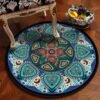 Bedroom Children's Room Home Decor Floor Mats Round Rugs Living Room Mandala Non-Slip Rugs