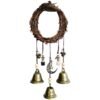 Witch Bells Protection  Wreath  Magic Wind Chimes for Home Door