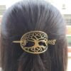 Norse Viking hair clip barrette celtic viking knot wicca vintage Hairpin Wedding Accessories