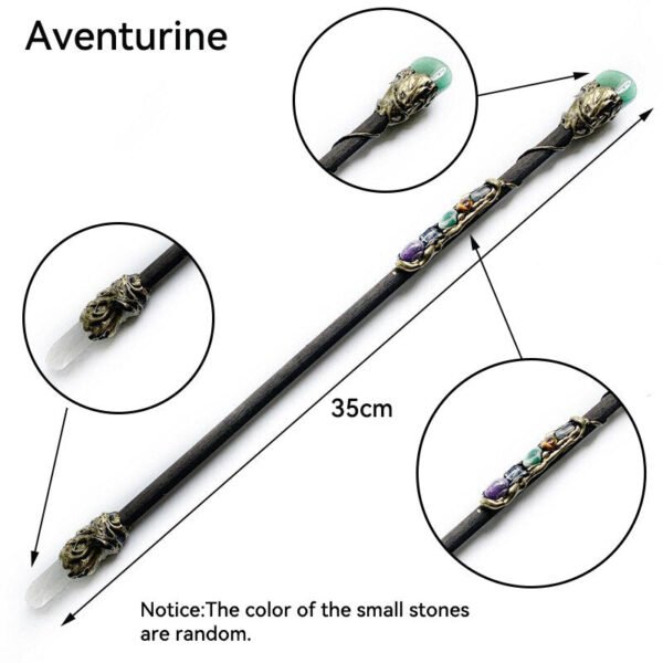 Natural Crystal Pagan Wizard Magic Witch Wands Raw Stones Quartz Power Mineral Witchcraft Wicca Altar Pendulum Home Decoration