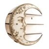 Wall Mounted Crystal Display Moon Shelf Wall Decor Shelves Glass Shelf Crystals Holder