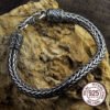 S925 Metal Making Antique Sterling Silver Vikings Bracelet As Men Gift With Wood Box - Bracelets