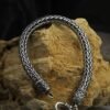 S925 Metal Making Antique Sterling Silver Vikings Bracelet As Men Gift With Wood Box - Bracelets
