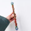 Handmade Natural Healing Crystal Magic Wand Amethyst Clear Quartz