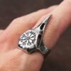 Gothic Crow Skull Ring