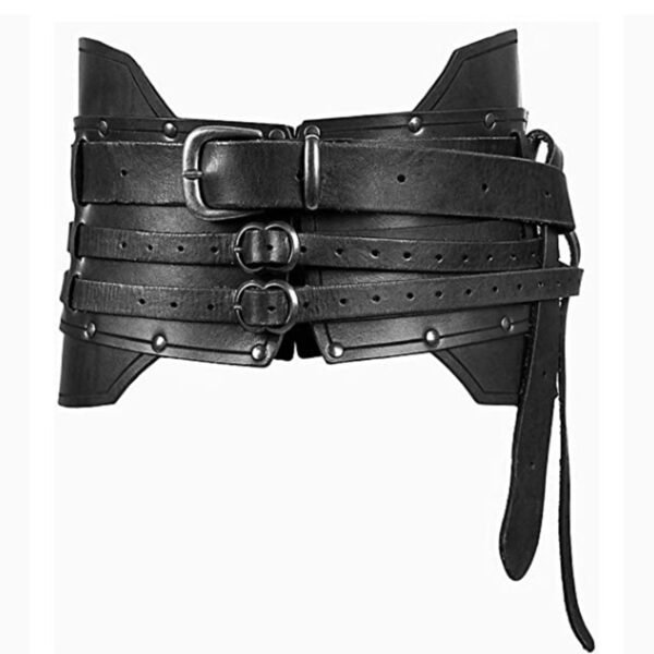 Middle Ages Vintage Wide Belt Men Knight Armors Medieval Viking Pirate Costume