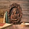 Saint Barbara Artillery Wood Carving Patron Saint Religious Mural Home Interior Wall Decor Relief Wooden Gift