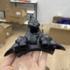 Satan Ram Horn Gothic Crow Six Pointed Star Ram Skull Statue Resin Crafts Ornaments Crystal Ball Base Home Decoration