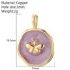 Heart Greek Eye Gold Color Pendant Charms for Diy Earrings  Evil Blue Eye Charms
