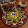 Bedroom Children's Room Home Decor Floor Mats Round Rugs Living Room Mandala Non-Slip Rugs