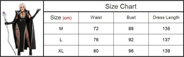 Halloween Witch Vampire Costumes for Women Adult Medieval Sorcerer Carnival Party Performance Drama Masquerade Clothing