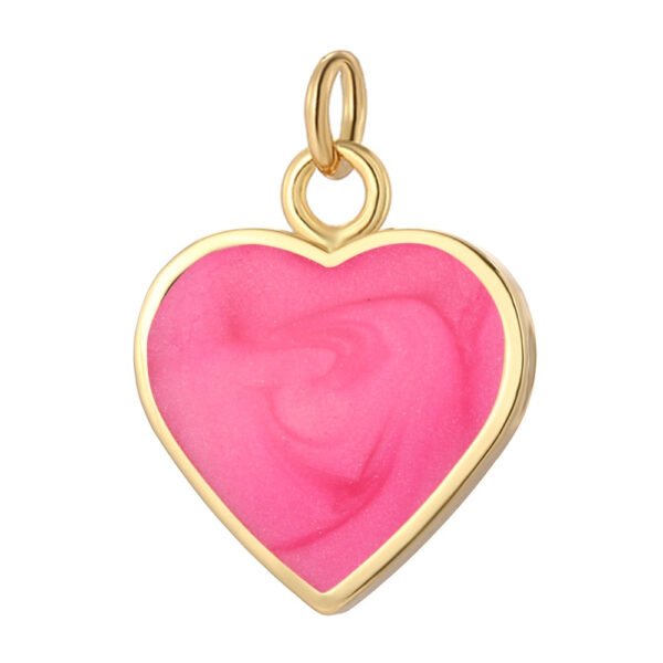 Heart Greek Eye Gold Color Pendant Charms for Diy Earrings  Evil Blue Eye Charms