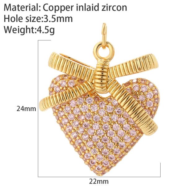 Heart Greek Eye Gold Color Pendant Charms for Diy Earrings  Evil Blue Eye Charms