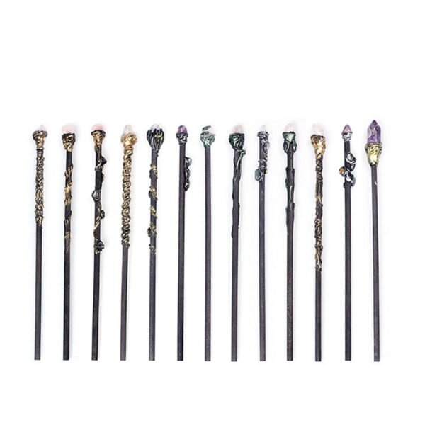 Natural Crystal Pagan Wizard Magic Witch Wands Raw Stones Quartz Power Mineral Witchcraft Wicca Altar Pendulum Home Decoration