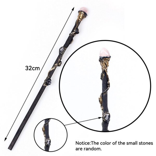 Natural Crystal Pagan Wizard Magic Witch Wands Raw Stones Quartz Power Mineral Witchcraft Wicca Altar Pendulum Home Decoration