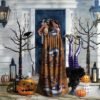 Long Cape Cloak Egyptian Papyrus Horus Eye Hooded Cloak Coat Autumn Hoodies