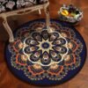 Bedroom Children's Room Home Decor Floor Mats Round Rugs Living Room Mandala Non-Slip Rugs