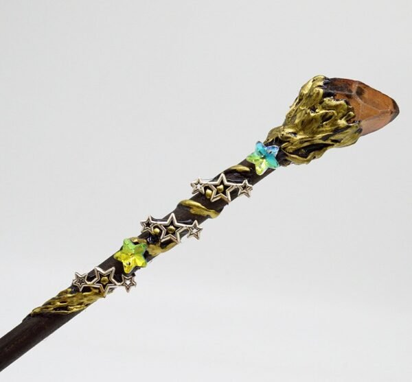 Crystal Scepter Amethyst element fairy moon sun wand