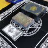 Set Tarot Cards Divination Six-pointed Star Golden Table Game Prediction Card Pvc Waterproof and Wear-resistant Gift Box Luxury