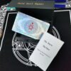 Set Tarot  Six-pointed Star SilverCards Divination Table Game Prediction Card Pvc Waterproof and Wear-resistant Gift Box Luxury
