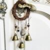 Witch Bells Protection  Wreath  Magic Wind Chimes for Home Door