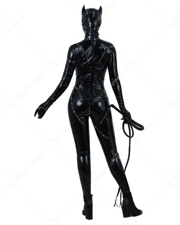 Women Cat Suit Jumpsuit Bodysuit Cosplay Costume for Women Halloween Cosplay Costume